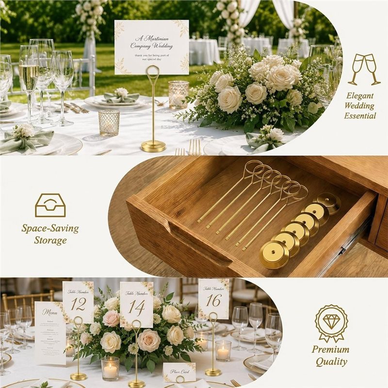 [A92P!】 Sturdy Photo Picture H - Table Number Gold ulasan dan harga