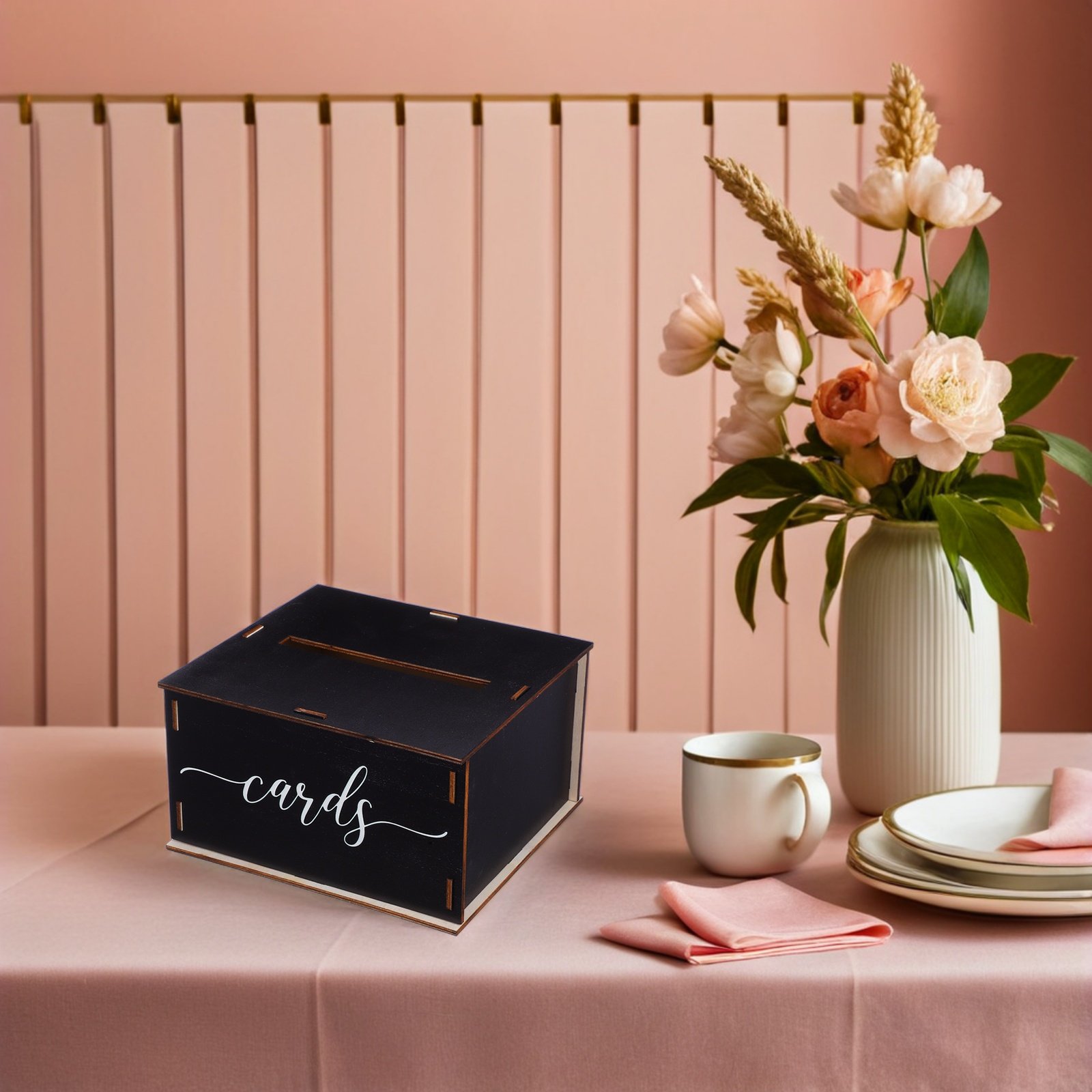 Wooden Wedding Card Box Rustic - Wedding Card Box ulasan dan harga