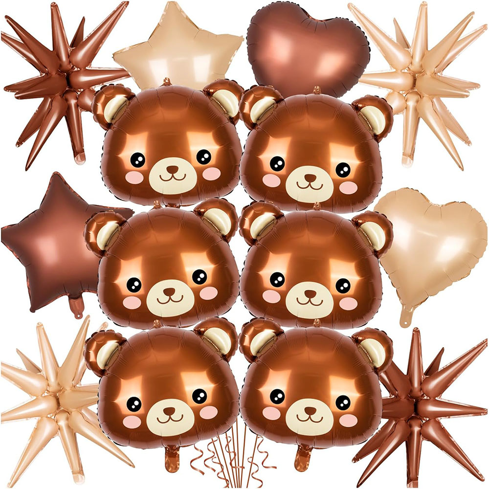 Bear Balloon, Aluminum Foil Ba - Wedding Zoo ulasan dan harga