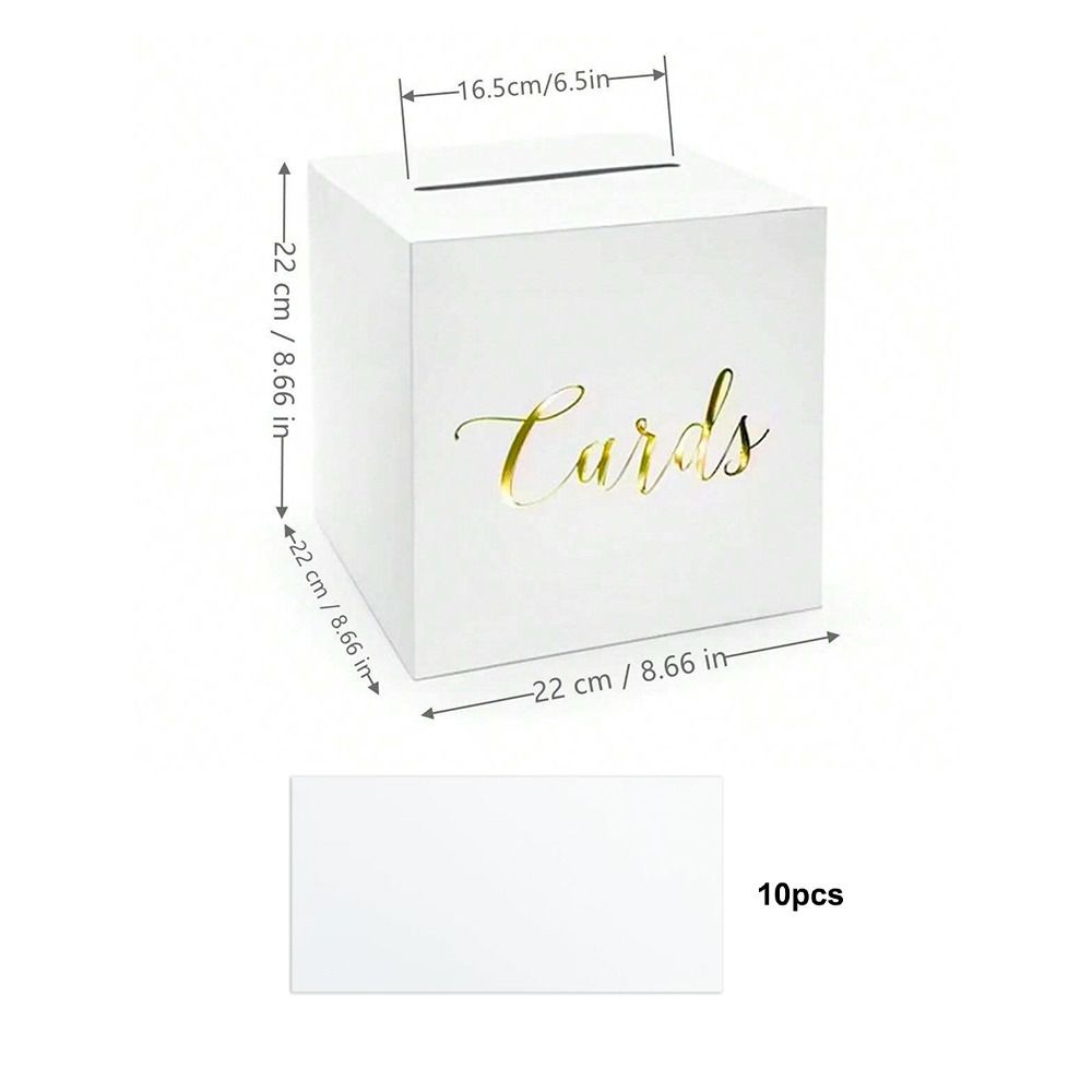 Envelope Boxes White Black Wed - Wedding Card Box ulasan dan harga