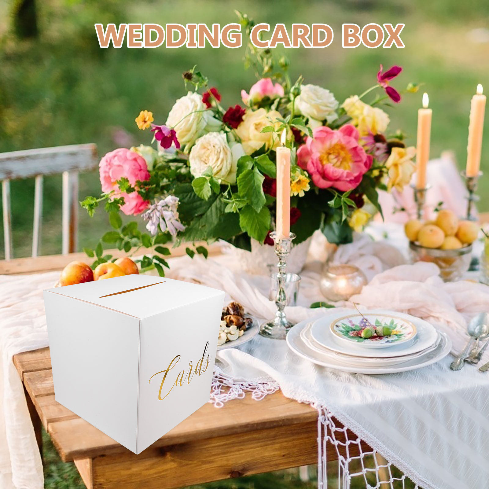 1Set Wedding Card Box Thick Pa - Wedding Card Box ulasan dan harga